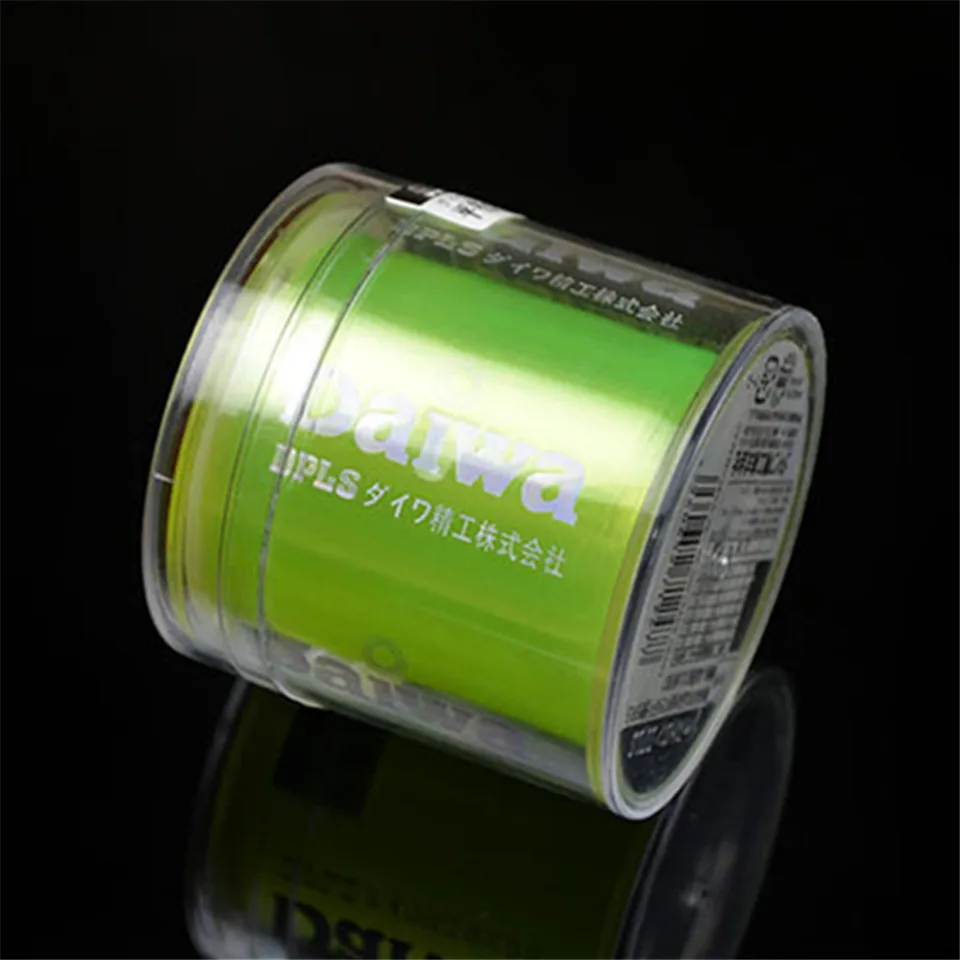 Carpa com Caixa de Plástico Linha de Pesca de Nylon Linha de Pesca da Carpa Daiwa 500 m Fluorcarbono Japão Monofilamento Monofilamento 10lb 40lb Principal Linha de Pesca da 7 Daiwa 500 m fluorocarbon japão monofilamento náilon
