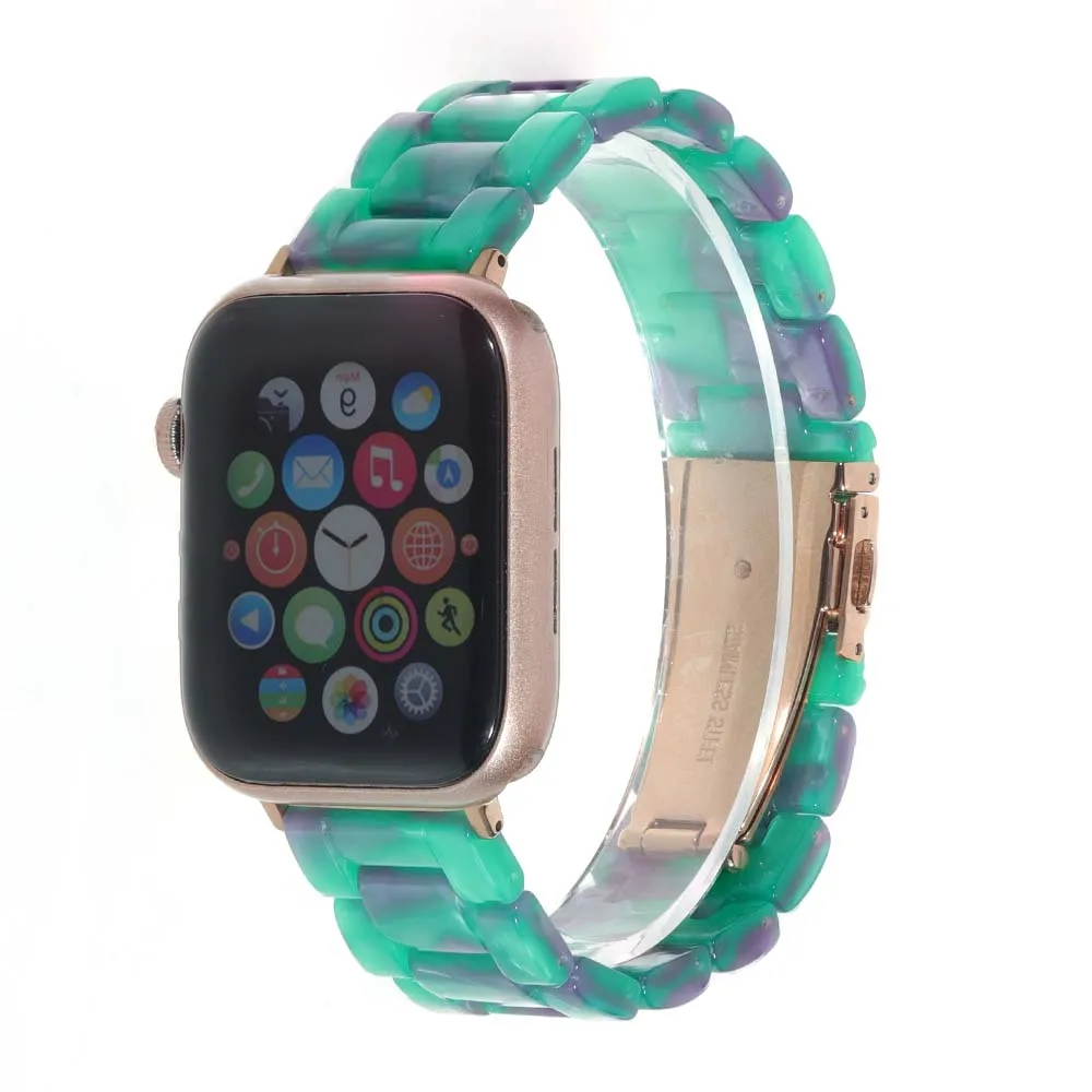 

Imitation Ceramic Strap Band for APPLE Watch 3/2/1 42mm/38mm Iwatch Bracelet Wrist Resin Belt Watch Accessories Watchband