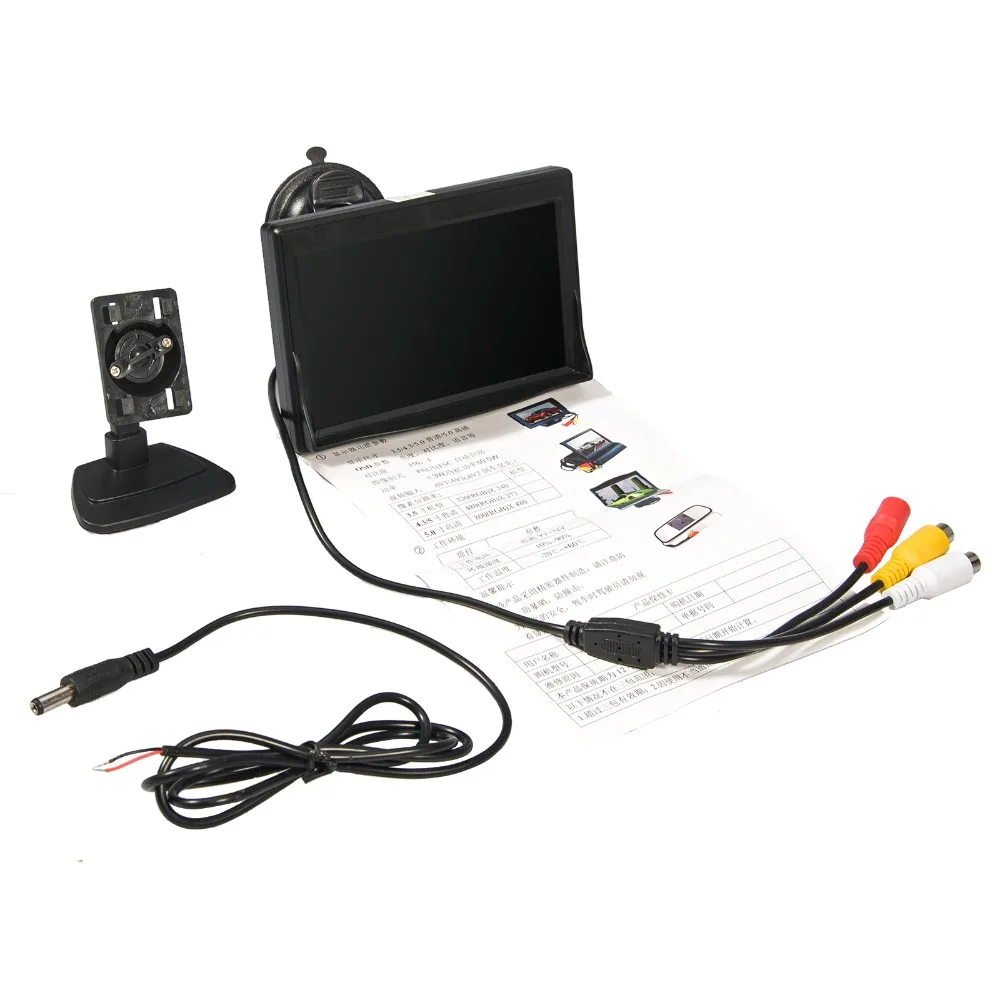 High Quality 5 Inch Car Rear View Monitor Color LED Backlight Display