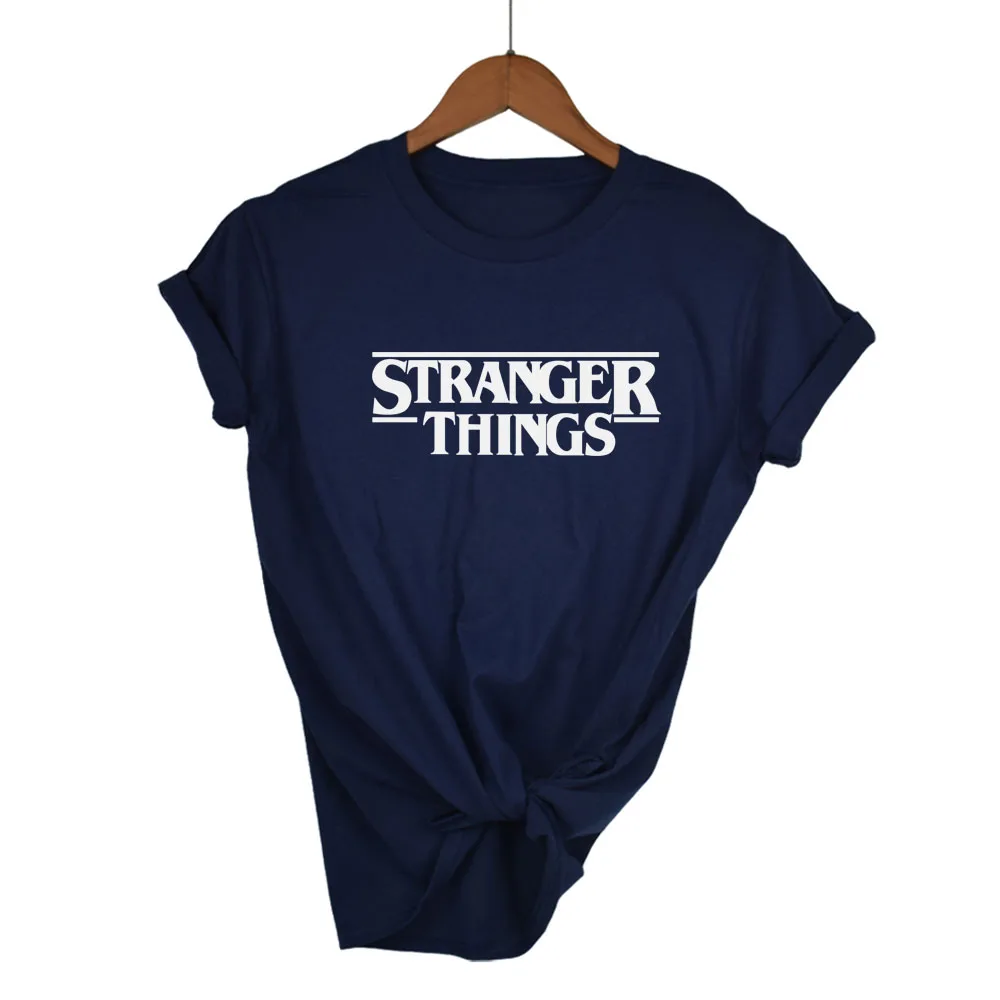 Футболка с надписью «STRANGER THINGS Ringer», хипстерские футболки Tumblr, графическая футболка для женщин и мужчин, футболка с буквенным принтом, модные хлопковые повседневные топы