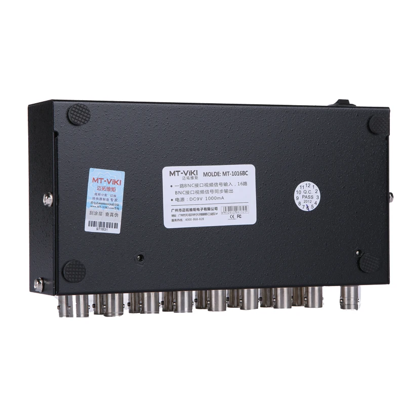 MT-VIKI 16 port BNC video splitter 1 input 16 output surveillance camera multi-screen monitoring display MT-1016BC