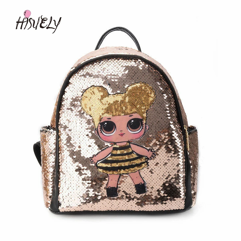 

2019 New Women Sequins Backpack Teenage Girls Travel Large Capacity Backpacks Bags Bling Rucksack Children School Bags Bagpacks