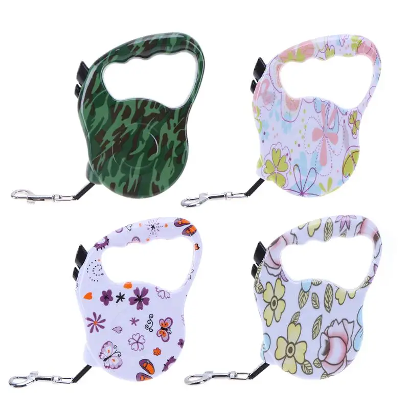 

Cute Dog Leash Flexible Pet Dog Collar Leash Retractable Puppy Walking Traction Rope Dog Supplies Collars, Harnesses & Leads