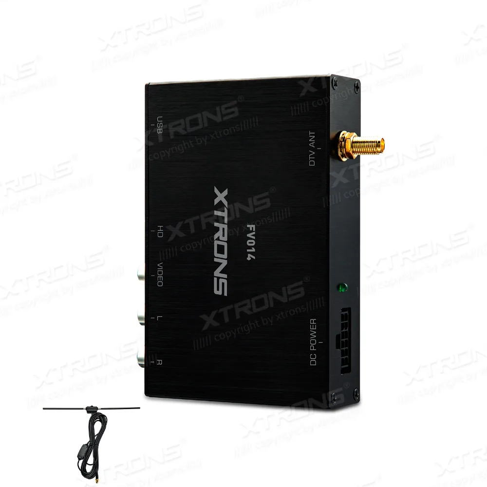 XTRONS FV014/Автомобильный цифровой DVB-T/T2 Freeview HDMI ТВ тюнер приемник/HDMI порт/тройной видеовыход/видеорегистратор/USB/Freeview HD