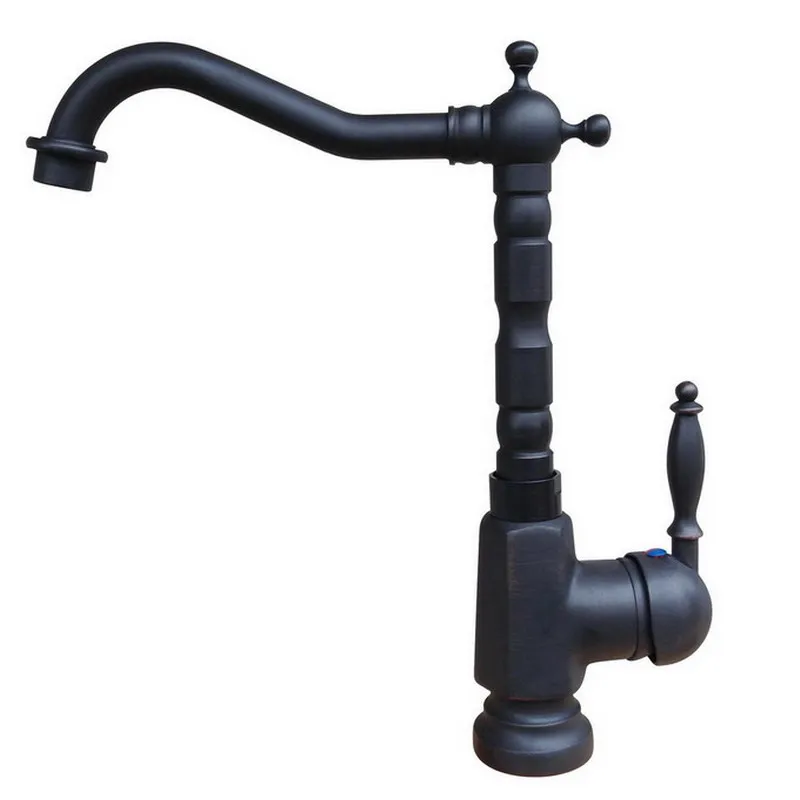 Black Oil Rubbed Brass Ceramic Single Handle Swivel Spout Kitchen & Bathroom Vessel Sink Basin Faucet Mixer Water Tap anf340