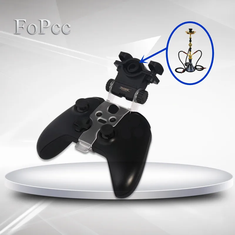 

FoPcc 180 Degree Adjustable Mound Stand Shisha Handle Phone Clip Tobacco Pipe Holder for Xbox One/ S/ X Wireless Controller