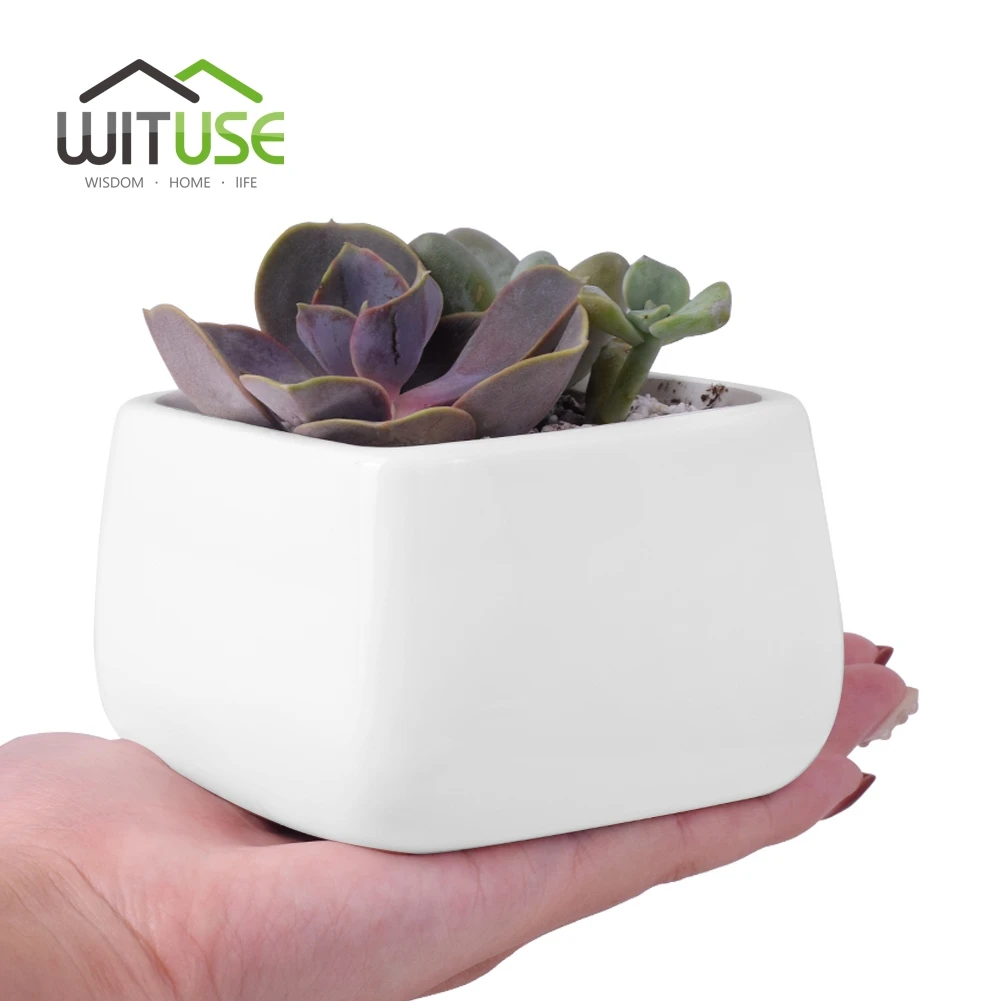 4 шт. керамические горшки для растений с подносом|flower pots indoor|bonsai with traypots for flowers |