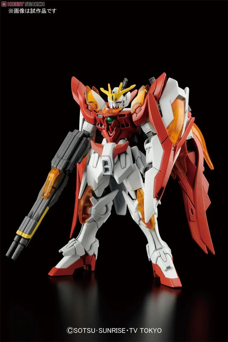 Bandai HGBF 1/144 Wing Gundam Zero Honoo мобильный костюм Сборная модель наборы аниме экшн Фигурки