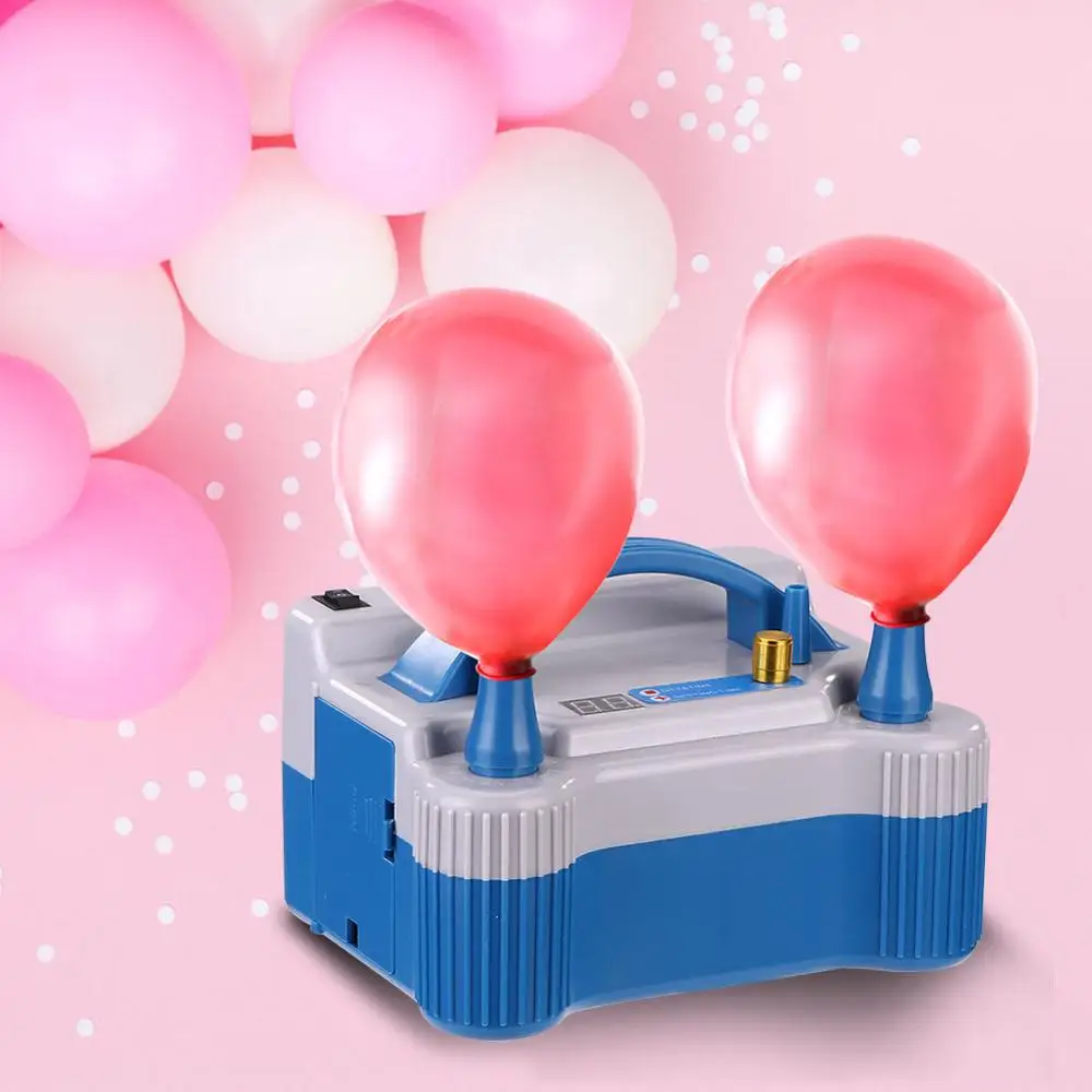 

Double Hole Inflatable Electric Air Balloon Pump Inflator Air Blower Pump