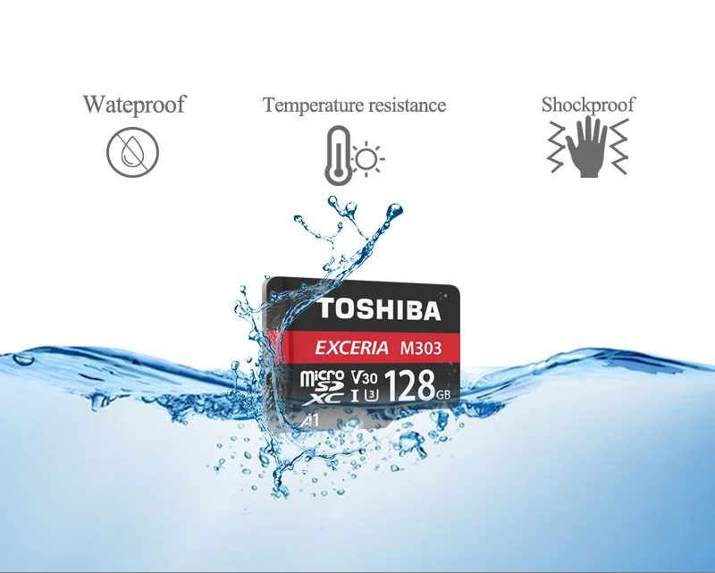 Карта памяти Toshiba 128 GB TF карта SDXC 64 GB Micro SD карты UHC-III флэш-карты U3 A1 V30 официальное подтверждение