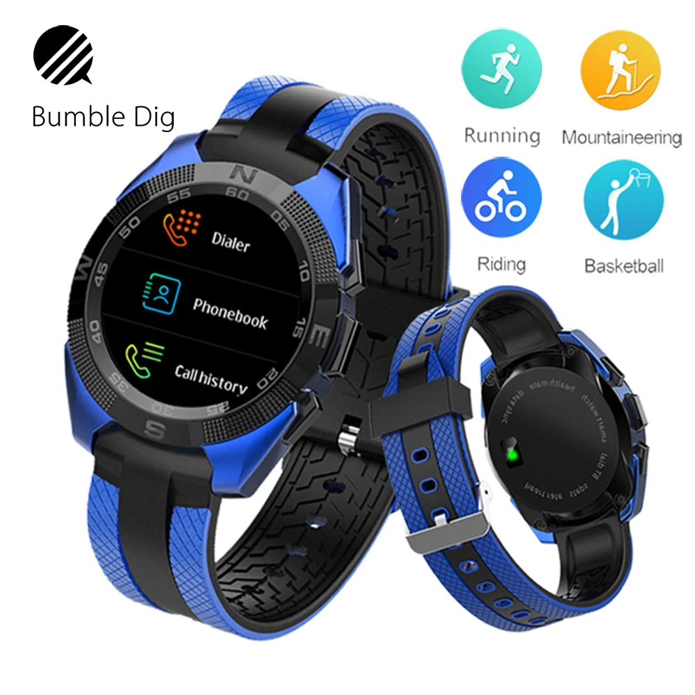 Спортивные Смарт часы для мужчин Samsung Xiaomi Smartwach Bluetooth Поддержка монитор