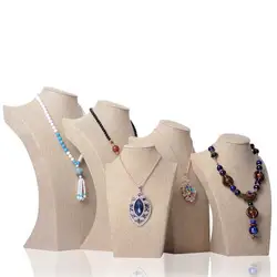 Ювелирные изделия ожерелье Busts дисплей с высококачественным шнуром материал для женские ювелирные изделия, кулон витрина