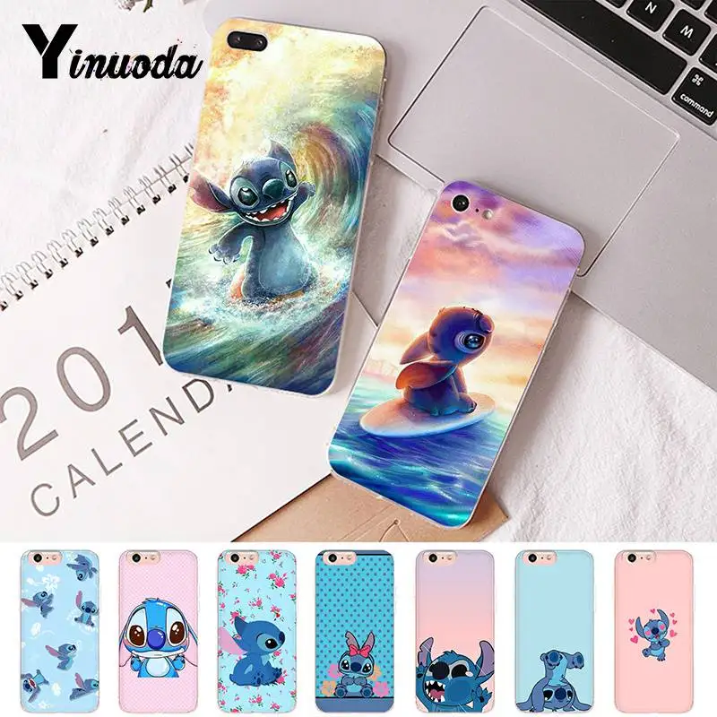 

Yinuoda Cartoon stitch Printing Drawing Coque TPU Phone Case for iPhone8 7 6 6SPlus X 5S SE XR XS XSMAX11 11pro 11promax