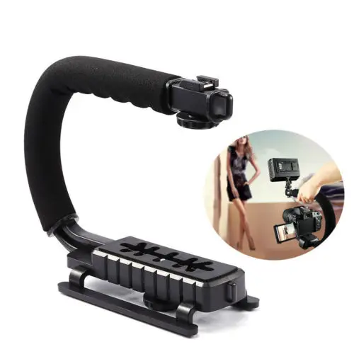 

U Shape Video Handle Steadicam Stabilizer Grip for DSLR Camera Camcorder Phone