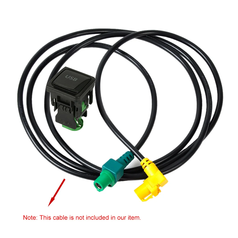 

New Universal USB Switch Adapter Plug Socket for RCD510 RCD310 for Volkswagen GOLF MK6 BORA
