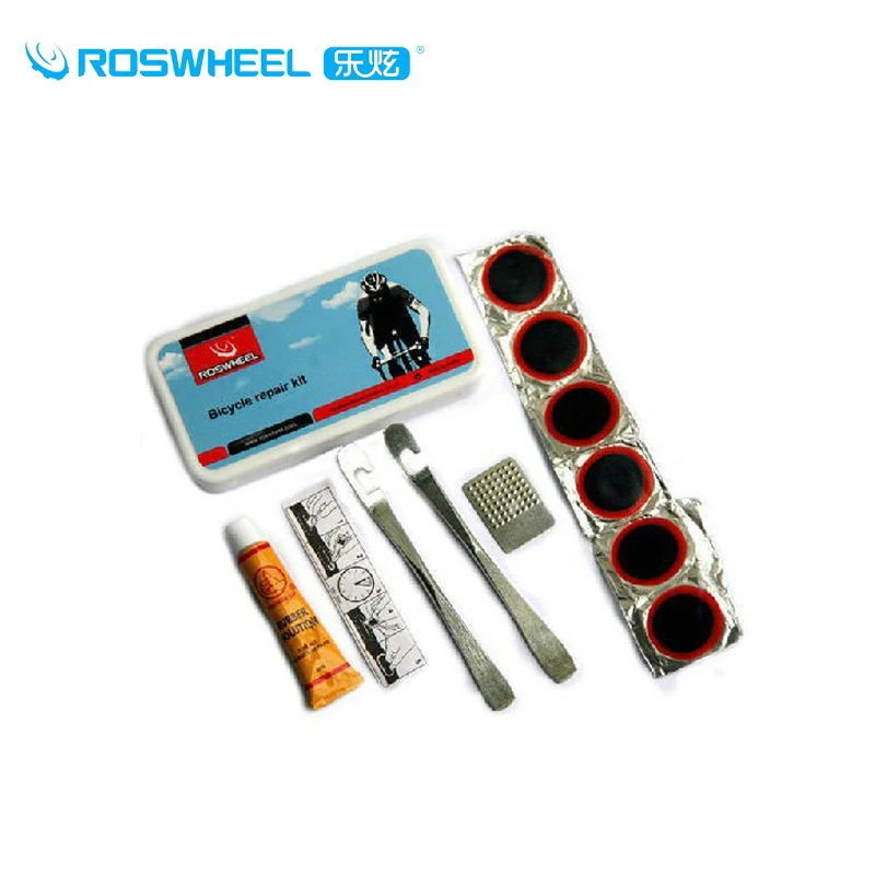 ROSWHEEL Bike Tire Repair Tools Kits Bicycle Riding Tire ...