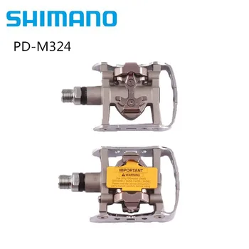 Shimano-pedales SPD multiusos para PD-M324, Clip para bicicleta de montaña, PD-M324