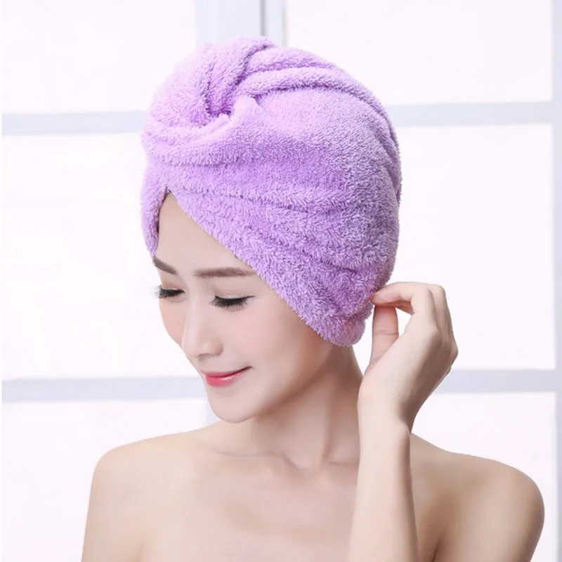 1 шт. полотенце из микрофибры для сушки полотенец s Hat cap quick dry er для ванной банное турецкое полотенце женские девочки Магия быстросохнущая Ванна HG0465
