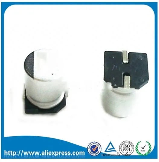 

10PCS 220UF 35V 35V 220UF SMD Electrolytic Capacitor 35 V / 220 UF Size 8*10MM Aluminum Electrolytic Capacitors Free Shipping