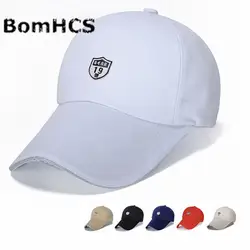 BomHCS Для мужчин холст Кепки летние дышащие Бейсбол Кепки Для женщин Расширенный краев шляпа от солнца AM17223MZ15