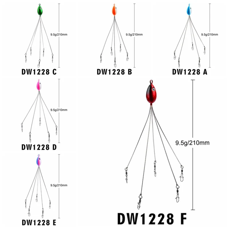 Umbrella Fishing Lure Rig 5 Arms Alabama Rig Head Swimming Bait Fishing Group Lure Snap Swivel Fishing Tackle Umbrella Fishing Lure Rig 5 Arms Alabama Rig Head Swimming Bait Fishing Group Lure Snap Swivel Fishing Tackle