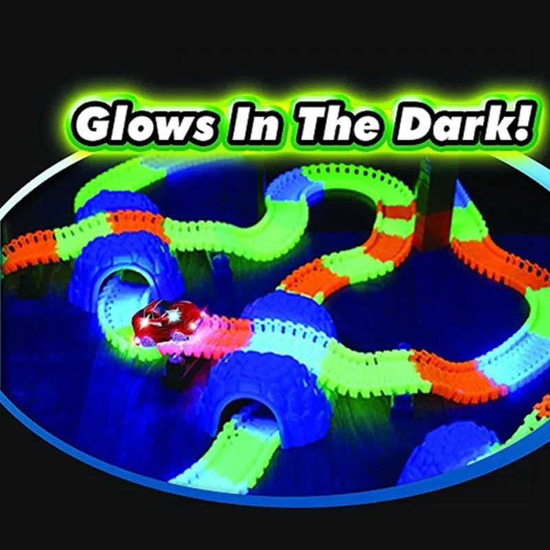 car glow in the dark track