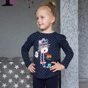 VIKITA T Shirts Children Kids Child T-Shirt Long Sleeve T Shirt For Girls Tops Baby Tshirt Tee Shirt Fille Girls Clothes L328 2