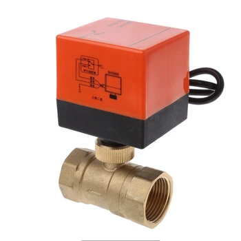 

Electric Motorized Brass Ball Valve DN20 AC 220V 2 Way 3-Wire with Actuator