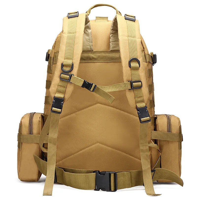 Preise 50L Taktische Rucksack 4 in 1 Military Taschen Armee Rucksack Rucksack Molle Outdoor Sport Tasche Männer Camping Wandern Reise Klettern tasche