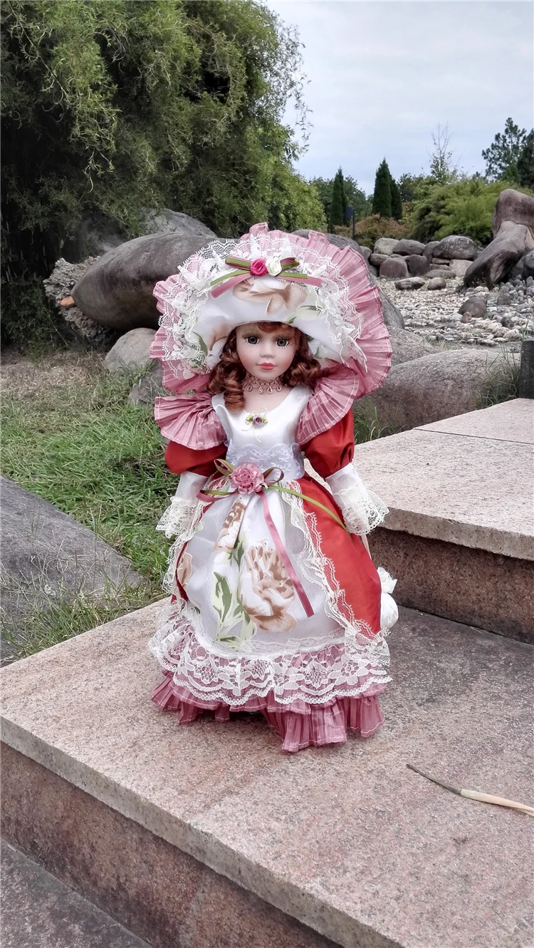 Европейский стиль Виктории, русская керамическая Классическая кукла, благородная фарфоровая кукла, имитационная кукла, игрушка в подарок для девочки