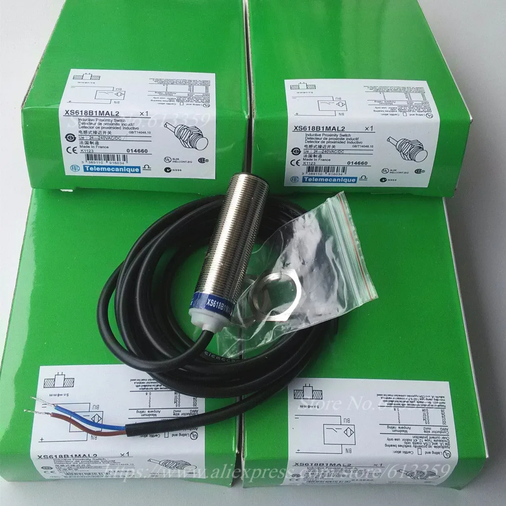 2PCS XS618B1MAL2 Schneider New High Quality Proximity Switch Sensor
