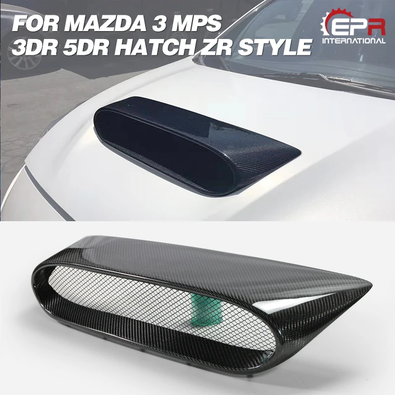 Углеродные вентиляционные отверстия холодного воздуха для Mazda 3 MPS 3Dr 5Dr(2014 2018) Люк
