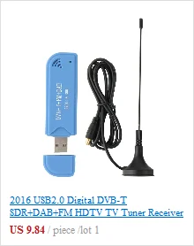 RTL. SDR Настройщик USB приемник RTL2832U+ R820T2 радио 100 кГц-1,7 ГГц UHF VHF UV HF RTL SDR CW DSB LSB AM fm-радио работает с ПК