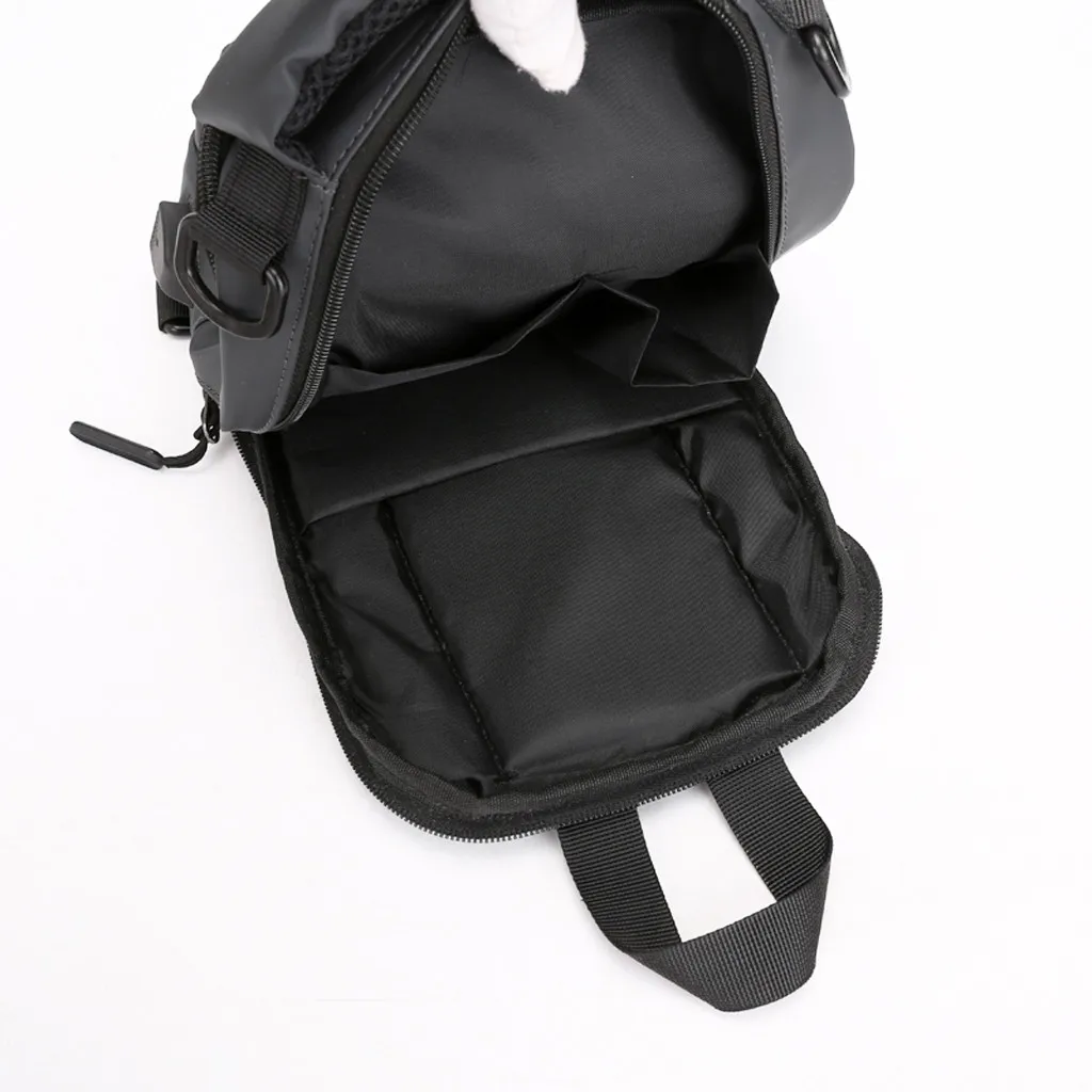Aelicy мужской нагрудный рюкзак на одно плечо для мальчиков, Студенческая школьная сумка, дорожная оксфордская USB Универсальная сумка через плечо