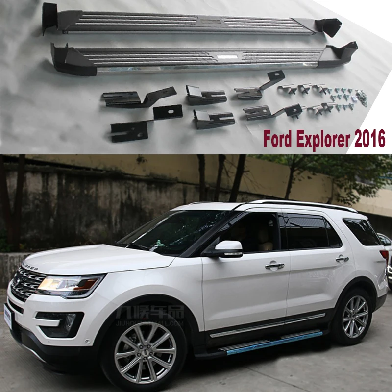For Ford Explorer 2016 Running Boards Auto Side Step Bar Pedals High