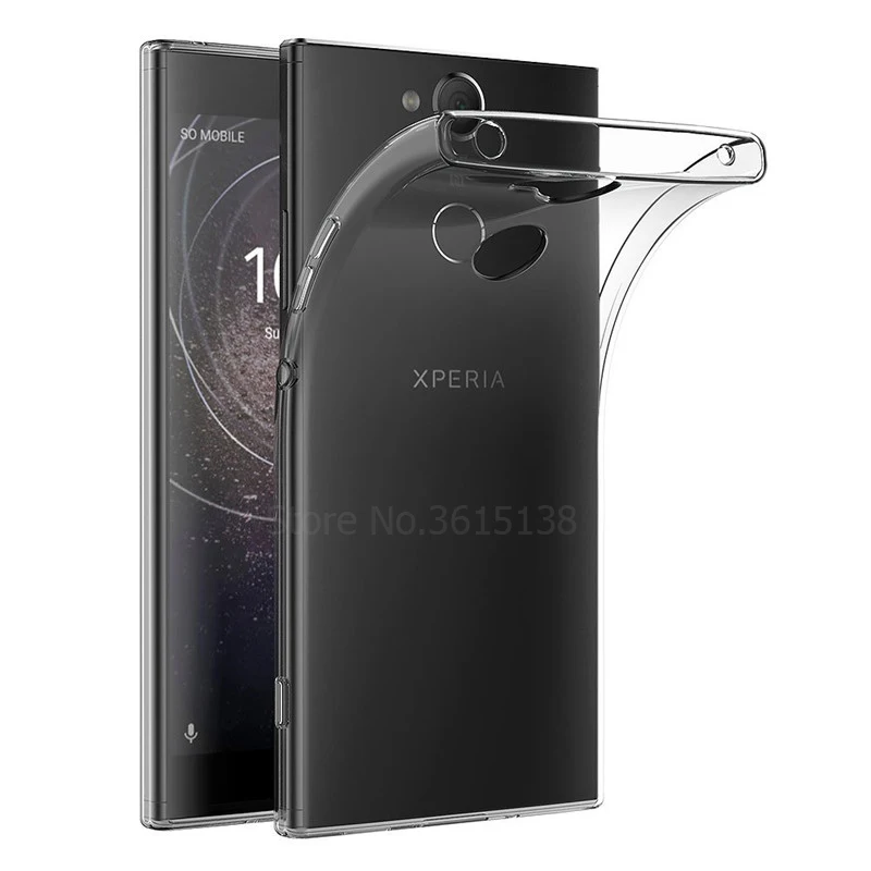 For Sony Xperia XA2 Case Sony XA2 Case Soft Transparent Silicone Back Cover Phone Case For Sony H4133 H4113 H3113 H3123 H3133 (4)