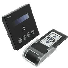 Быстрая DHL Высококачественная Сенсорная панель 0-10 в выходной диммер с беспроводным пультом дистанционного управления для регулируемая светодиодная панель света