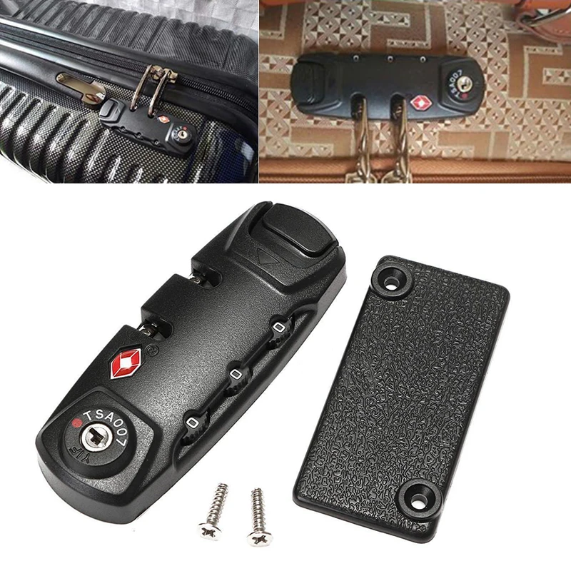 Mayitr 10PCS Outdoor Tool 3 Digit TSA Lock Combination Padlock Luggage