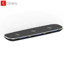 3 in 1 Qi Wireless Charging Pad Desktop Fast Charger USB Charging Adapter For iPhone X iphone 8 Motorola Moto 360 Smart Watch