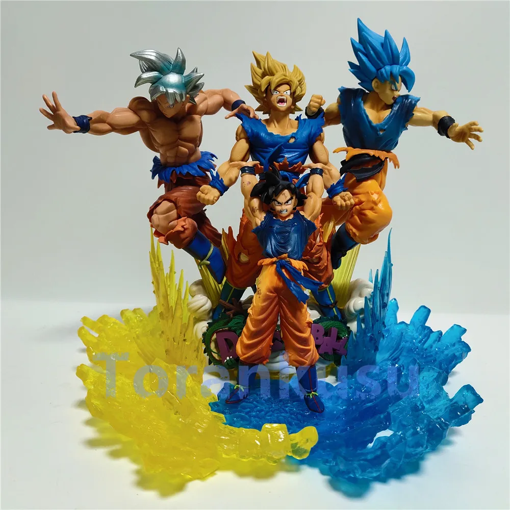 Супер фигурка Dragon Ball Figura Goku ультра инстинкт Saiyan аниме Z модель игрушки DBZ