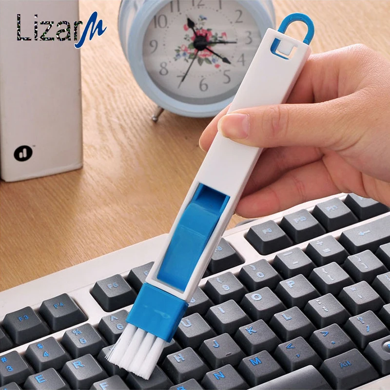 

1PC Multifunction Computer Window Cleaning Brush blinds Track Cleaner Window Groove Keyboard Nook Cranny Dust Shovel clean tools