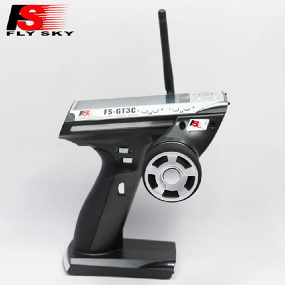 

1 Piece RC Toys Parts Flysky FS-GT3C FS GT3C 2.4G 3CH RC CAR System /w battery GR3E Receiver Remote Controller