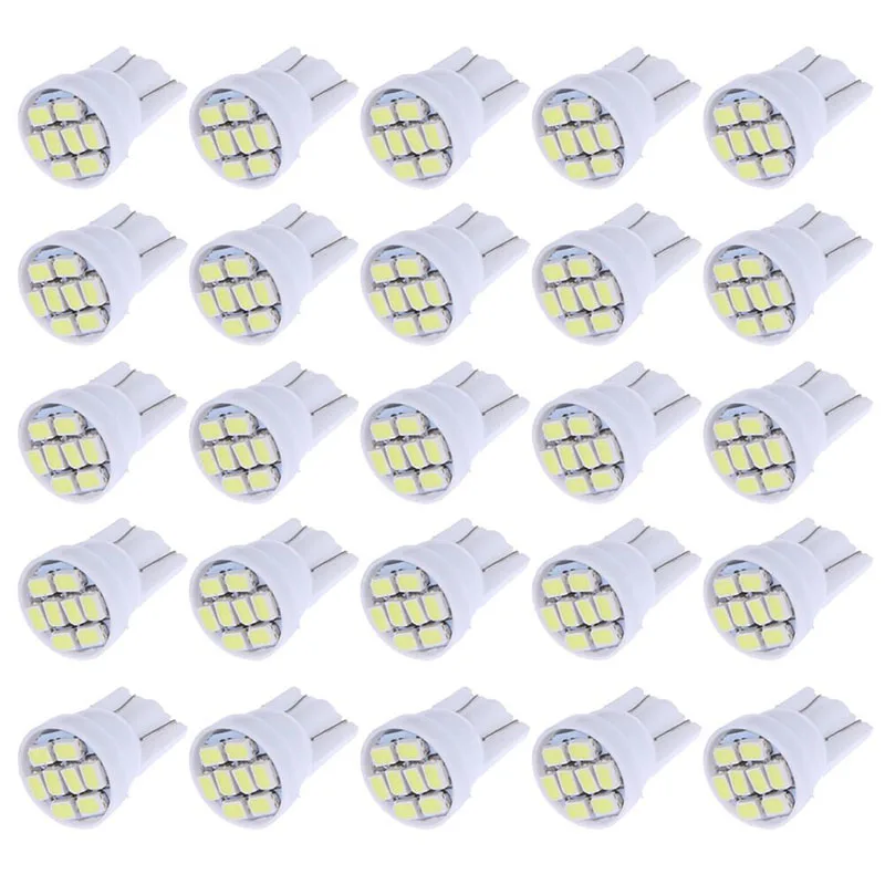 Продвижение белый светодиод T10 8SMD Автомобильные светодиодные 194 168 192 W5W 1206 smd супер