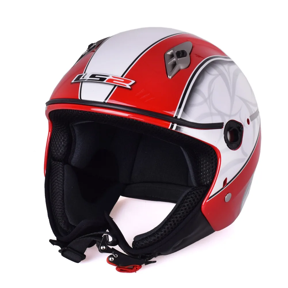 LS2 реактивный шлем с открытым лицом 3/4 скутер мотоциклетный шлем мото Cascos OF559 шлем мотоциклетный