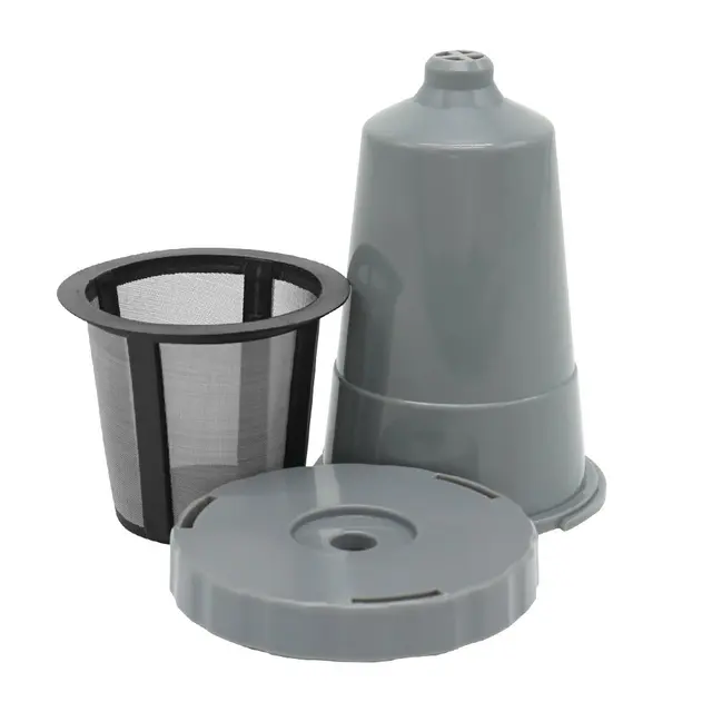 Best Offers 3 Groups Reusable Coffee Filter Mesh Capsule Case Drip Cup Model - Gray (1 set of 3 accessories) Best Offers 3 Groups Reusable Coffee Filter Mesh Capsule Case Drip Cup Model - Gray (1 set of 3 accessories)