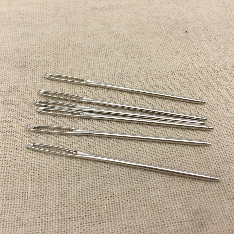 Hot 12PCs Stainless Steel Knitting Needles Needlework Sewing Tool