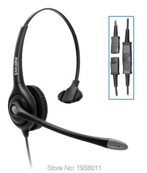 

Office headset with QD cable RJ9 plug ONLY for CISCO IP phones 794X 797X 6921 8811 8841 8851 8861 8941 8945 8961 9951 9971,etc