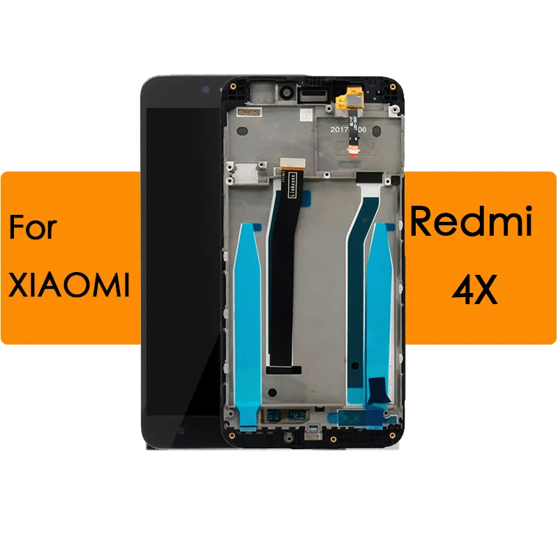 

100% Test Global Version 5.0 Inch Lcd Display Touch Screen Digitizer Assembly with Frame For Xiaomi Redmi 4X
