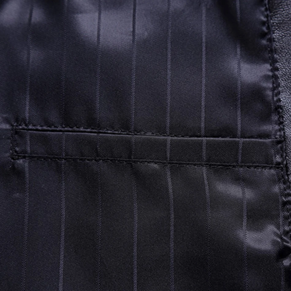 LA SPEZIA мужской жилет из натуральной овечьей кожи мужской деловой роскошный однотонный винтажный Осенний жилет без рукавов размера плюс