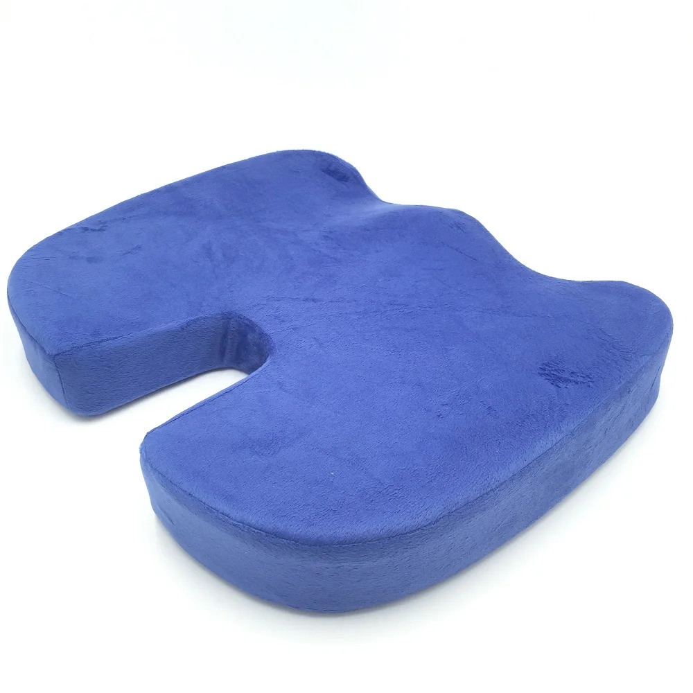 

CAMMITEVER Comfort 100% Pure Memory Foam Luxury Seat Cushion, Orthopedic Design To Relieve Back, Sciatica and Tailbone Pain